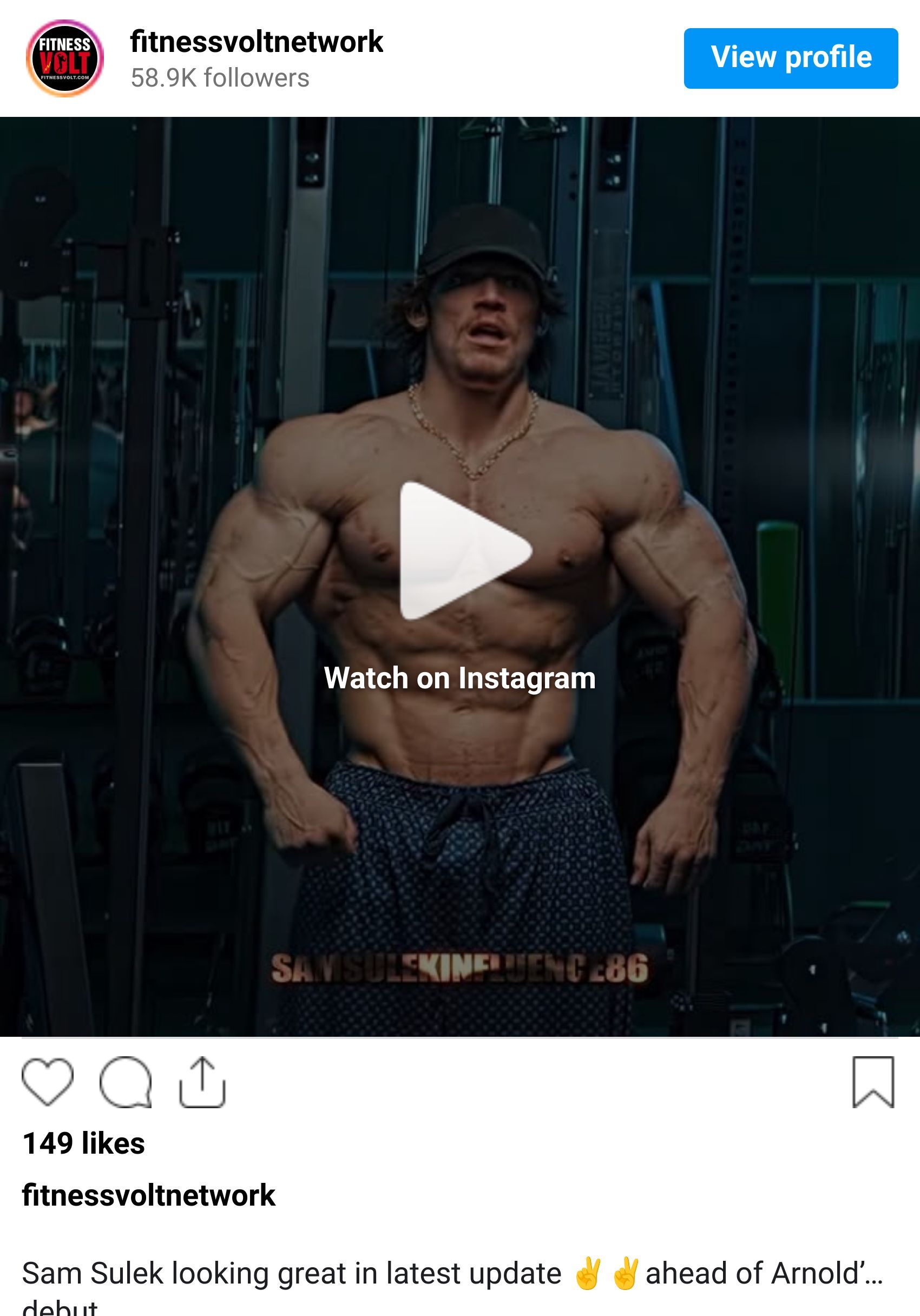 Instagram reel screenshot