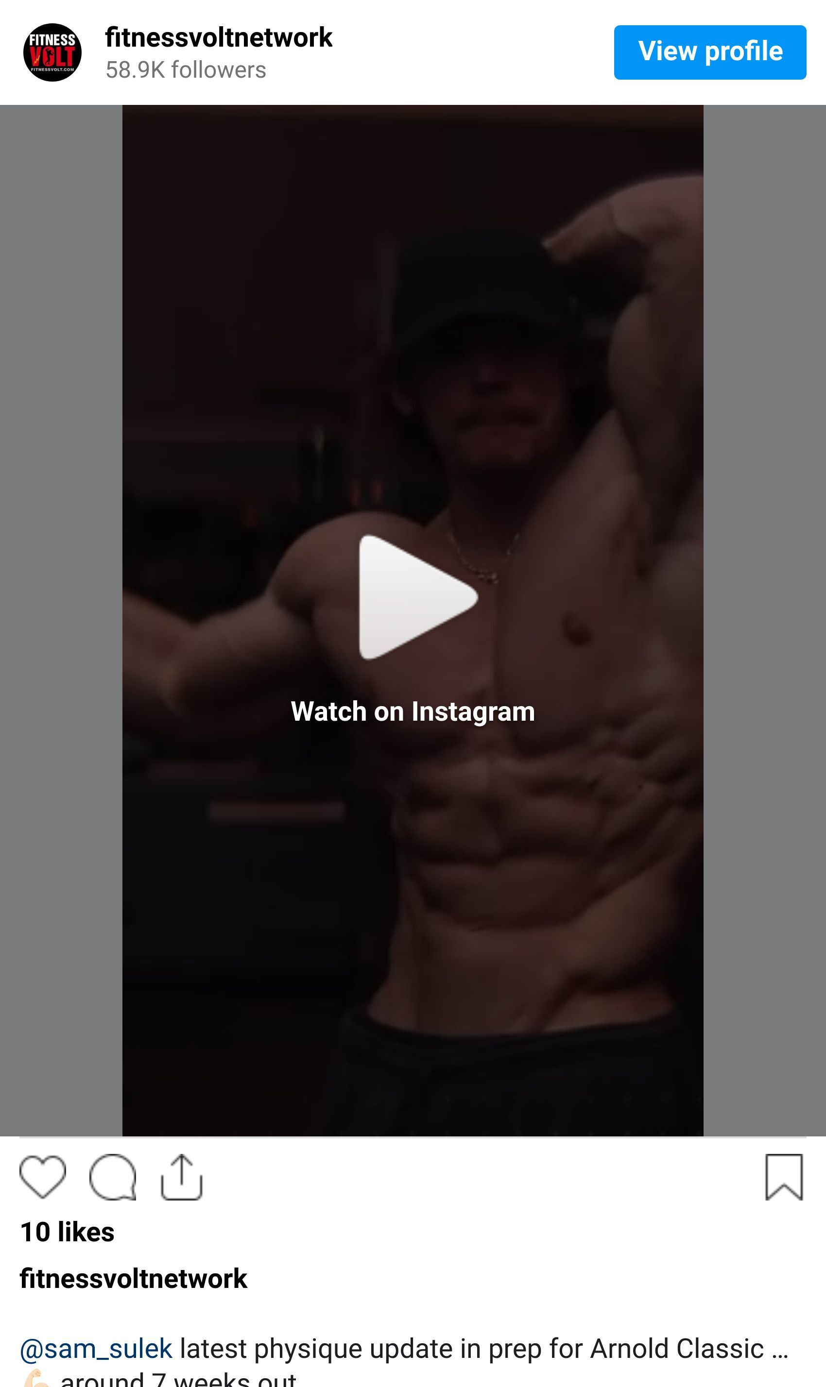 Instagram reel screenshot