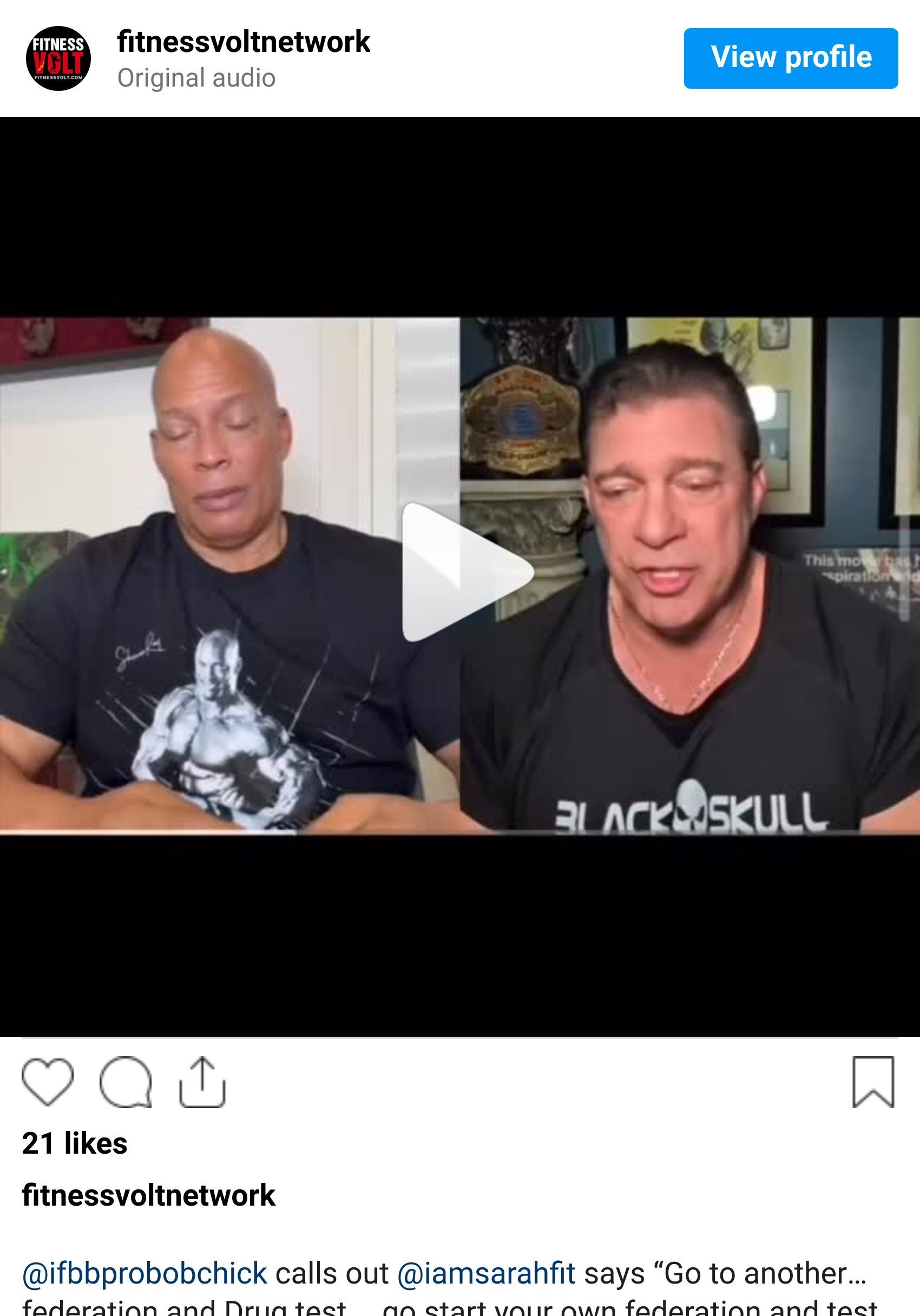 Instagram reel screenshot