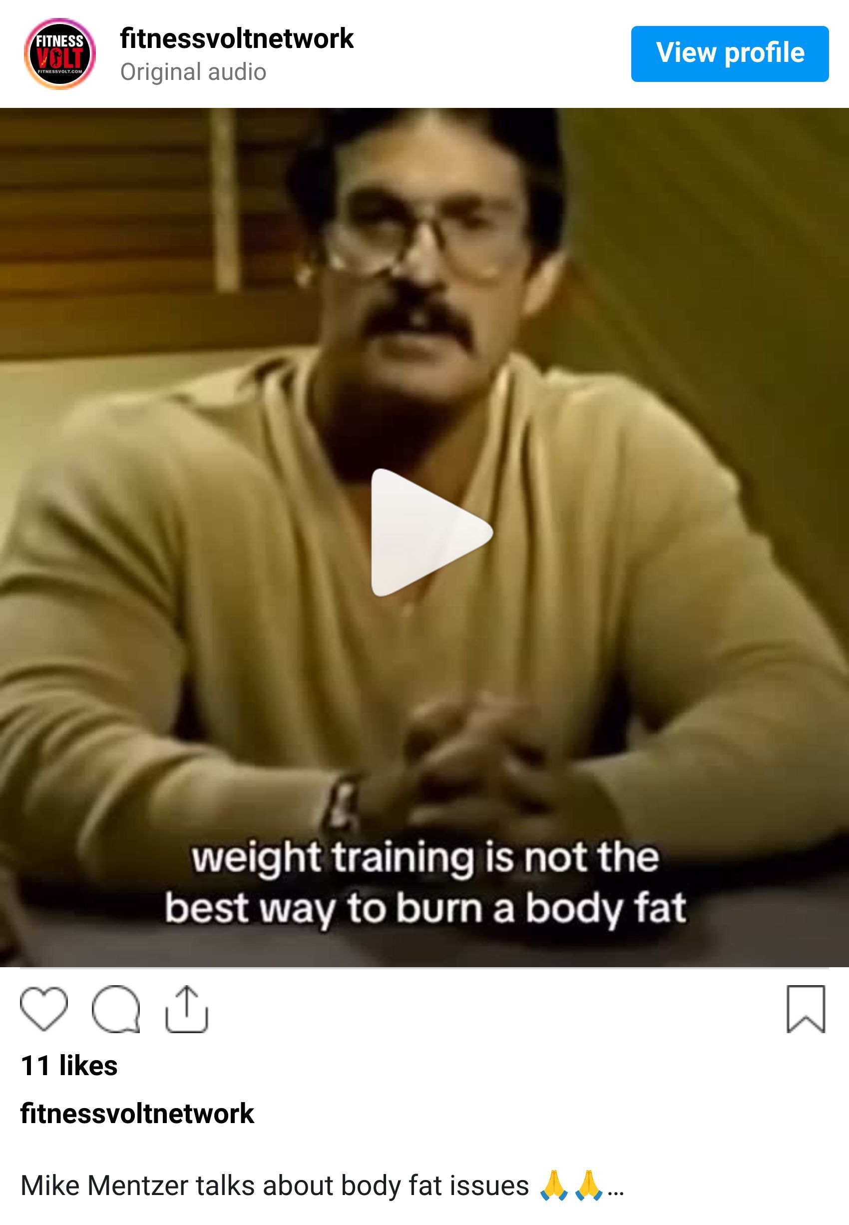 Instagram reel screenshot