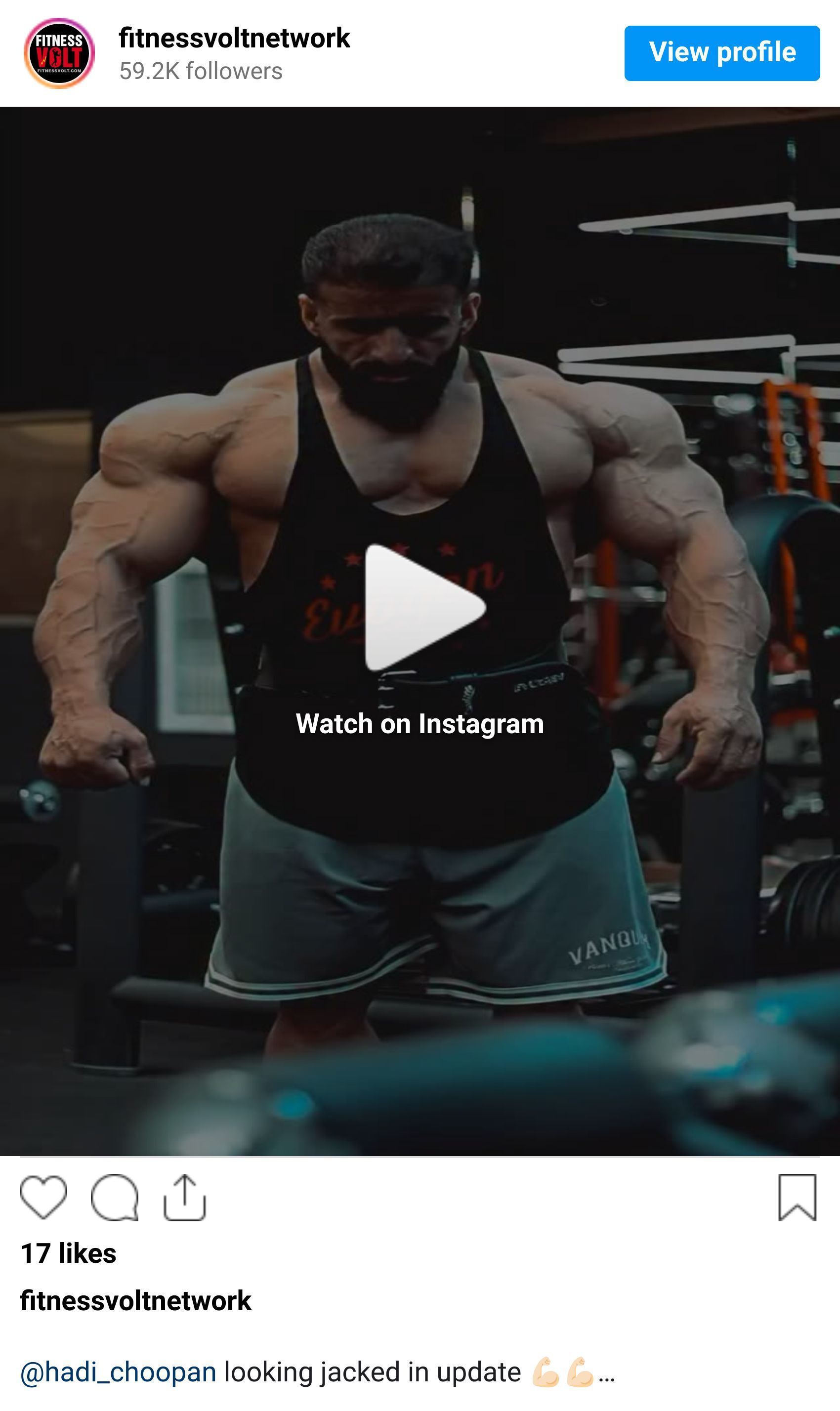 Instagram reel screenshot