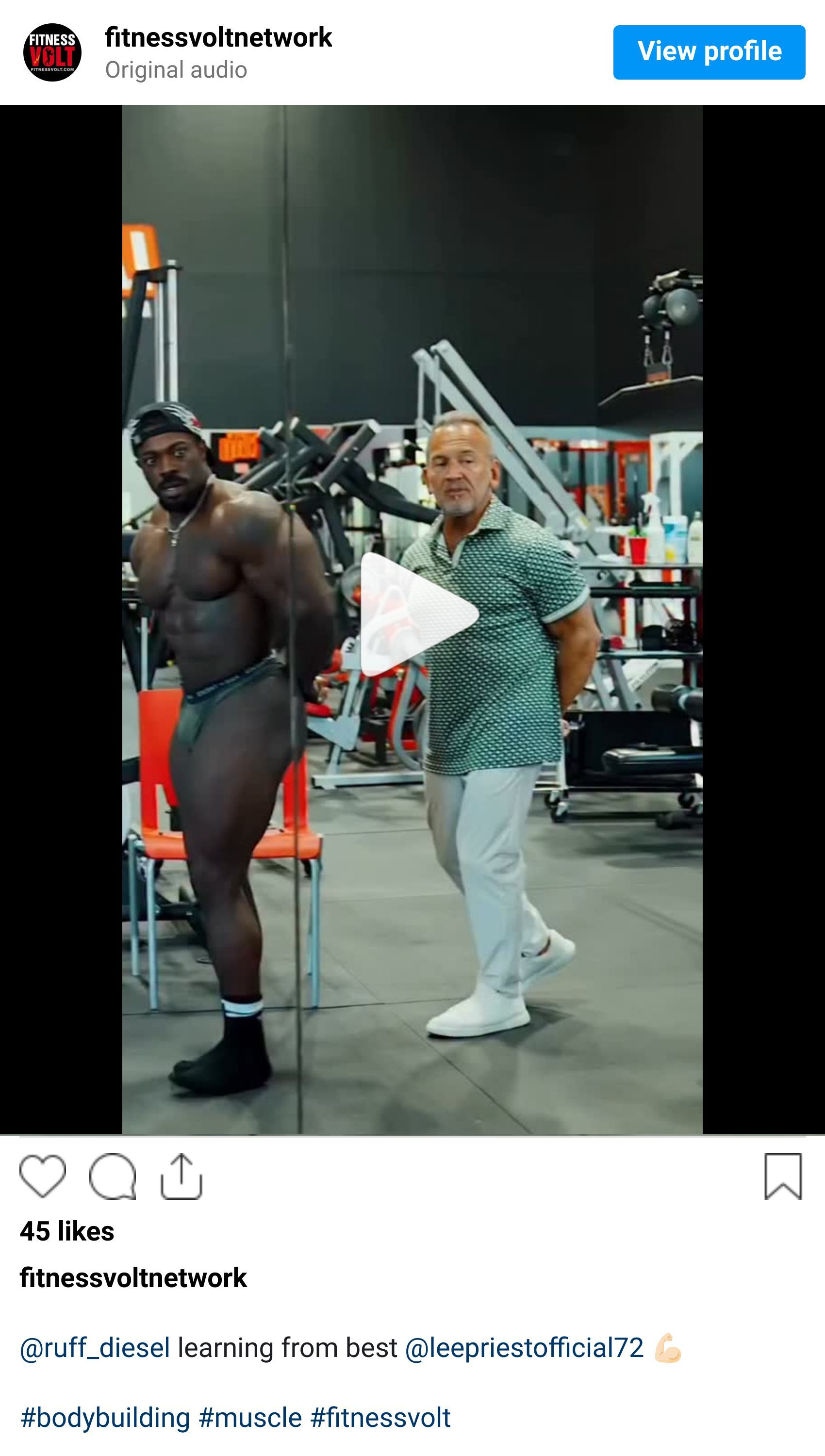 Instagram reel screenshot